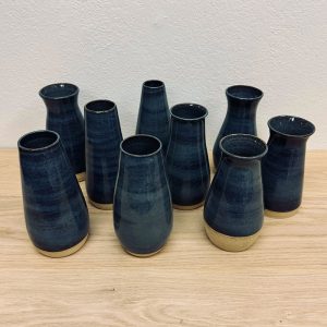 green ceramic vases